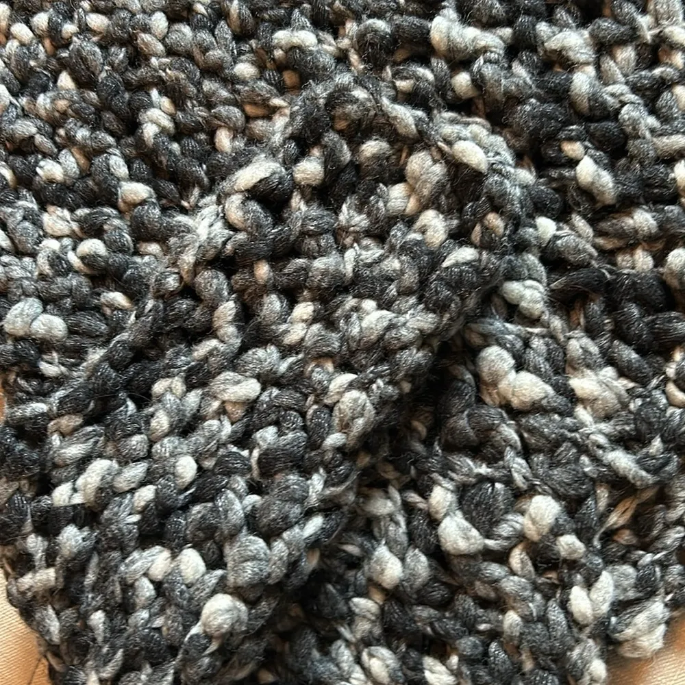 Sundance Multi Grey Chunky Knit Wool Blend Sweater Size‎ Medium Gray - Image 7