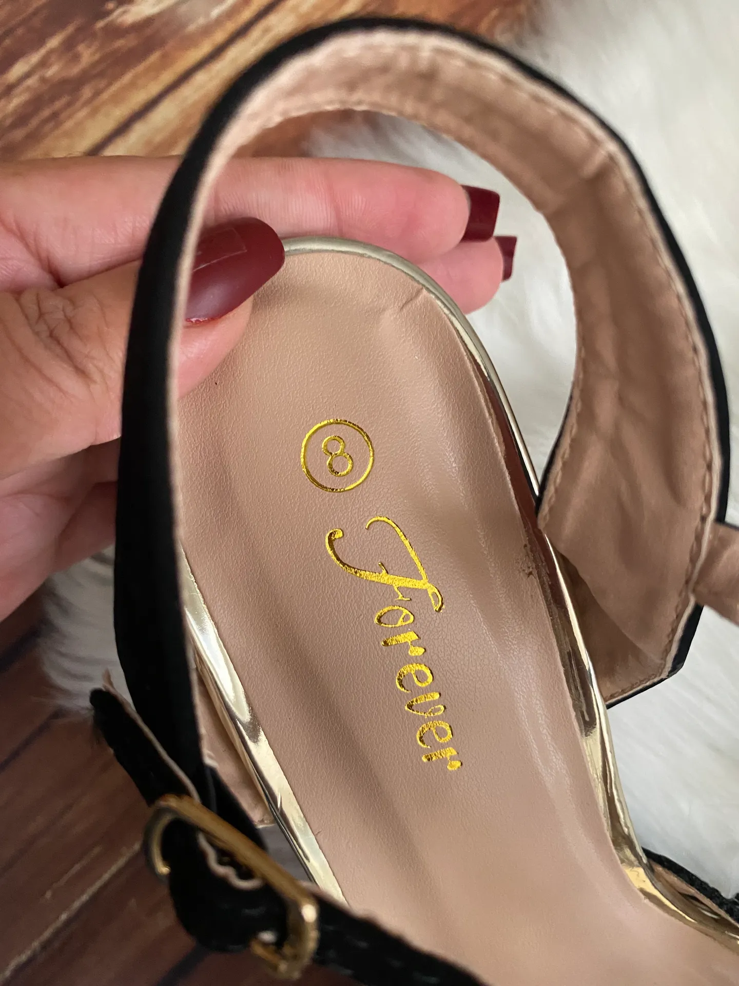 Forever Women Ankle Strap Open Toe High Heel Platform Dress Pump Heel Sandals 8 - Image 8