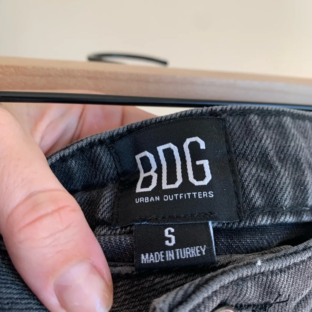 Urban Outfitters Skirt Black Denim Womens Size Small BDG Fall Summer Casual - Image 4