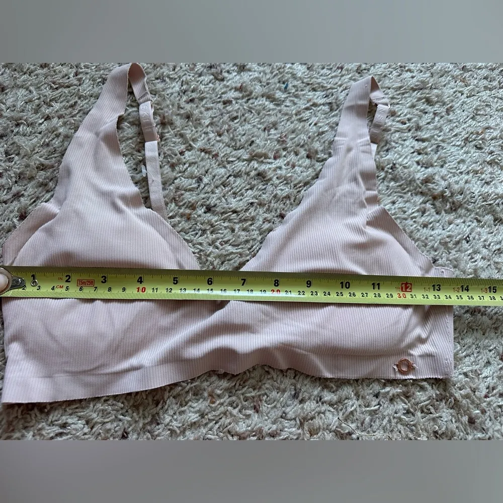 Danskin Intimates Lace Bra, Removable Pads, Size : Large Pink - Image 3