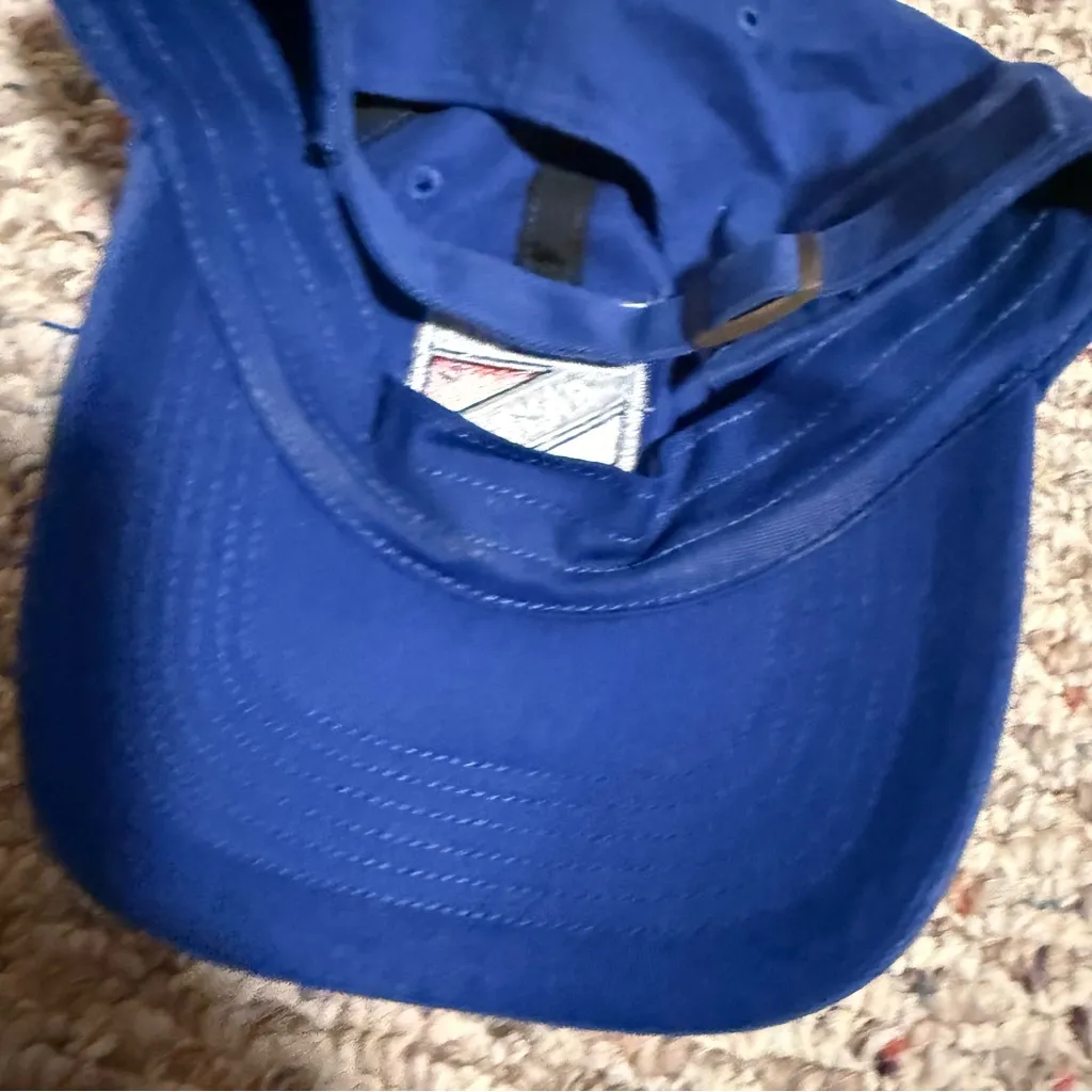 NHL NY New York Rangers Women’s Sequin Baseball Cap Blue - Image 7