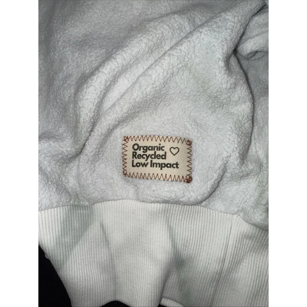 PEOPLE OF LEISURE Minimalist Quiet Organic Hippie Athleisure Gym Basic Hoodie Lg - Image 7