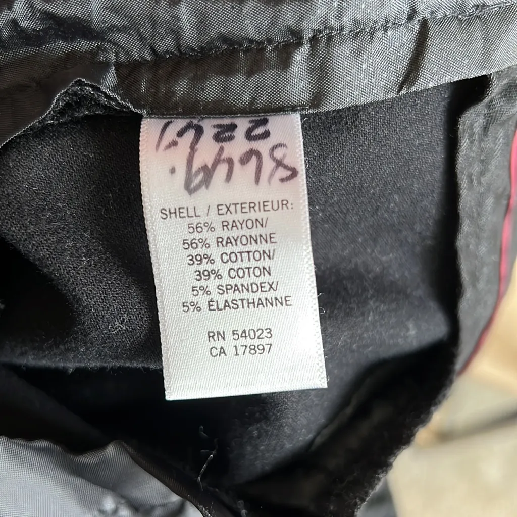 Banana Republic MidRise The Martin Fit Black Bootcut Career Trouser Dress Pant 6 - Image 8