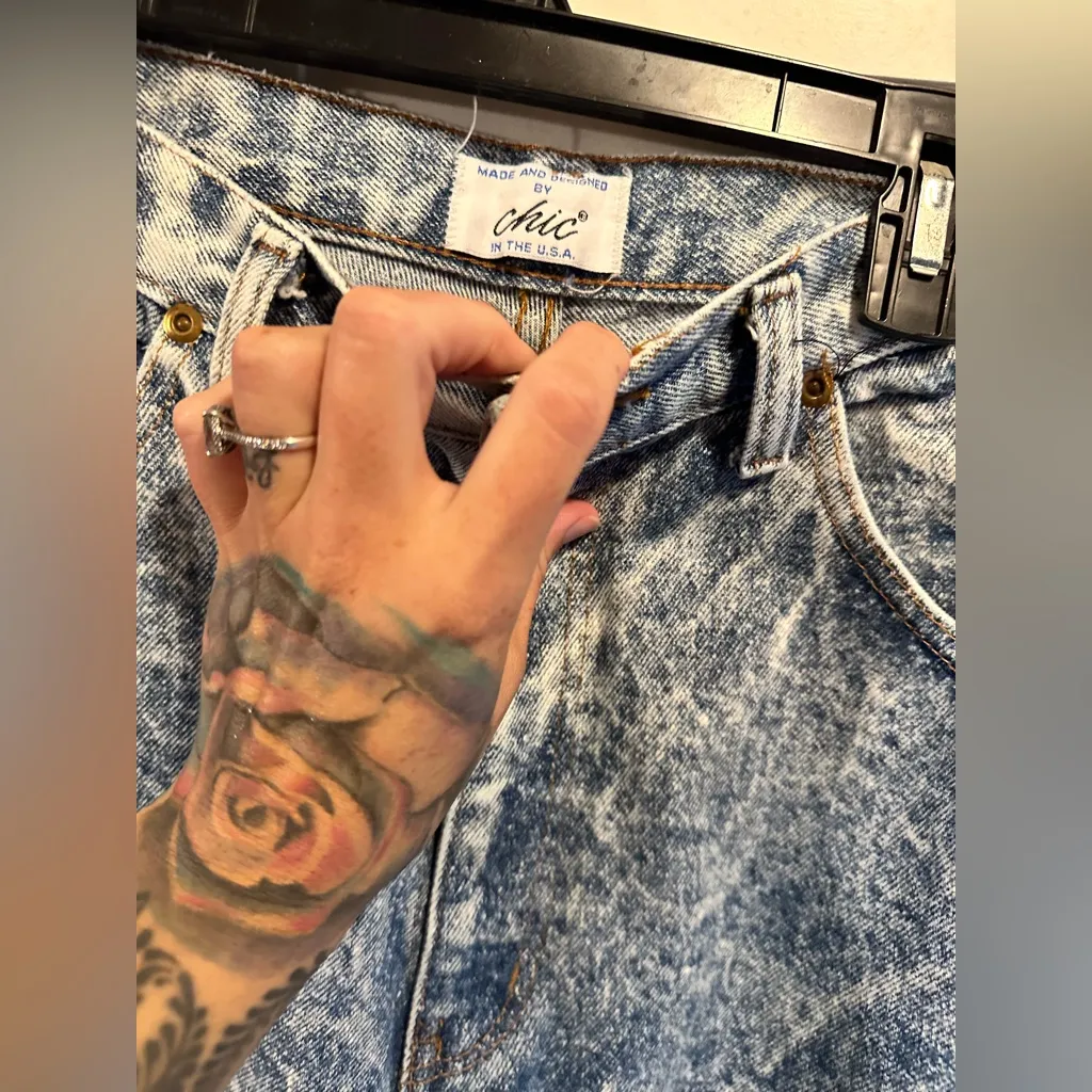 Vintage Chic Made & Designed By Chic In The USA Size 14 inch waist flat - Image 13