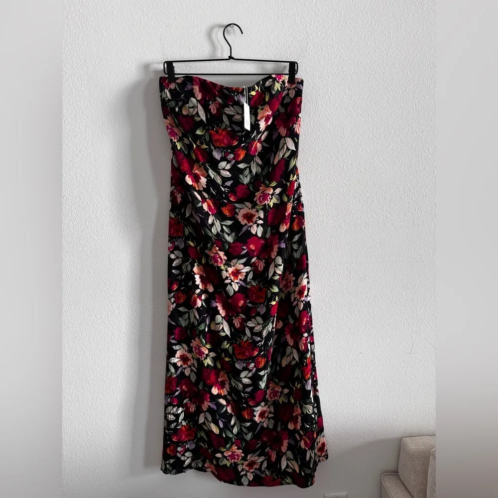 NWT Sadie & Sage a Night in Tube Midi Dress L Red Size L - Image 3