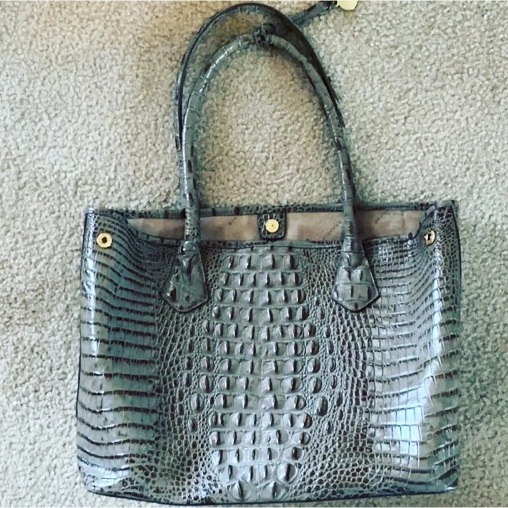 Crocodile large tote bag - Image 2