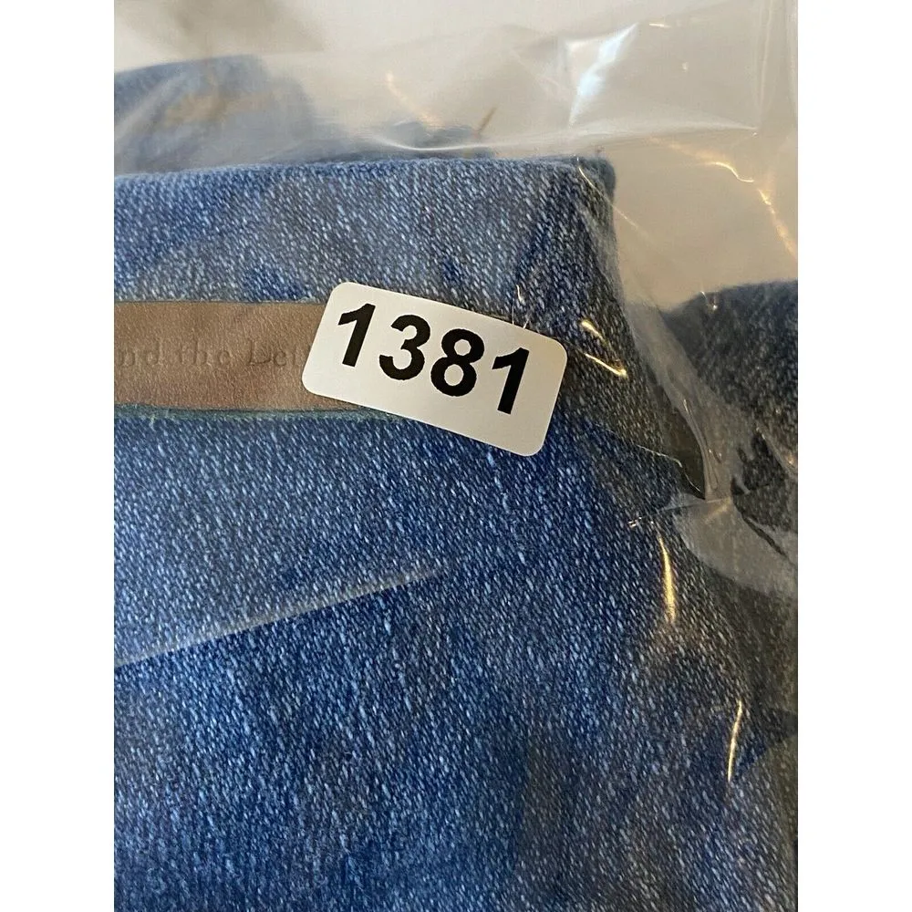 Pilcro And The Letterpress Jeans Womens 26 High-Rise Denim Legging‎ Blue Stretch - Image 14