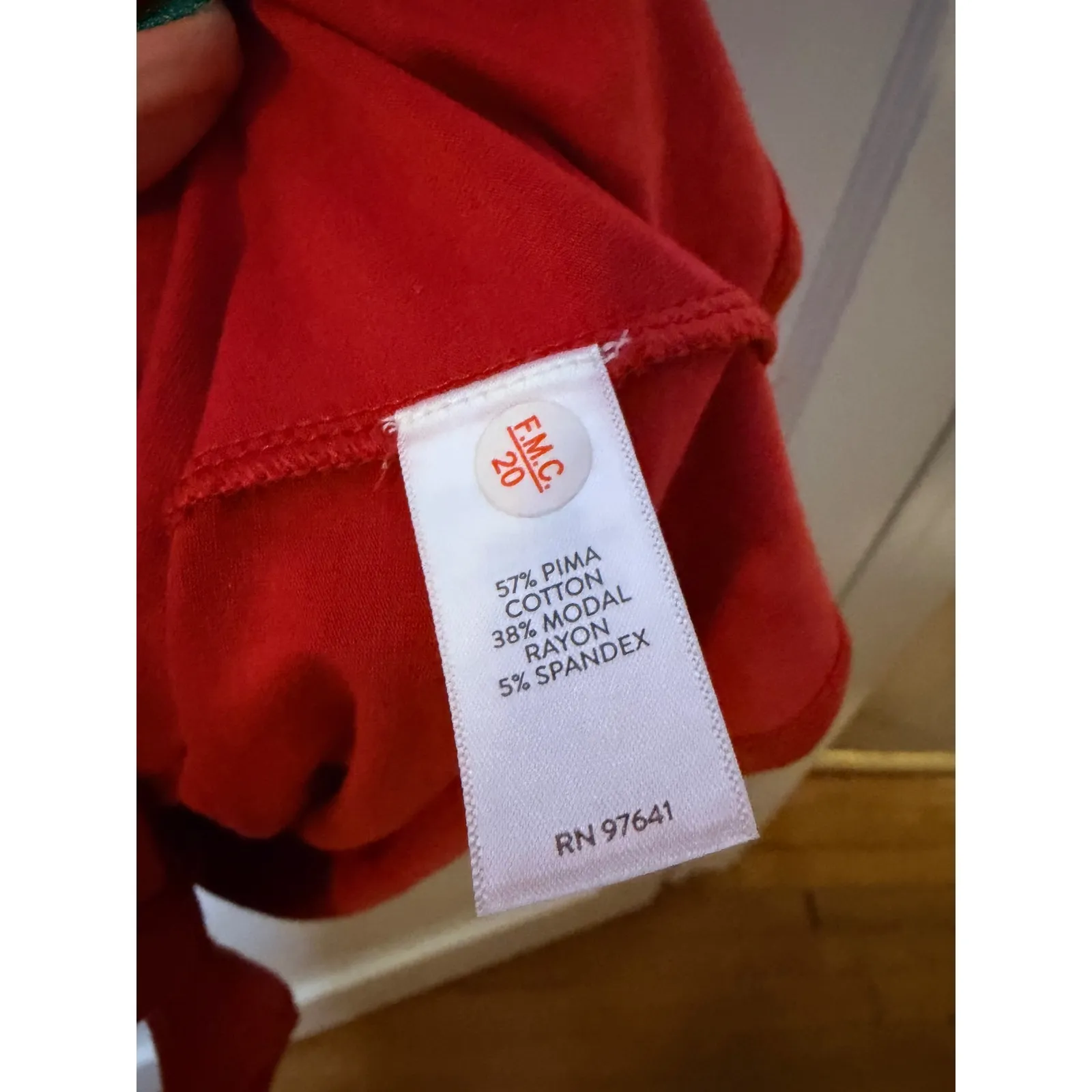 J Jill Red Button Front Collared Shirt Dress Petite Medium - Image 3