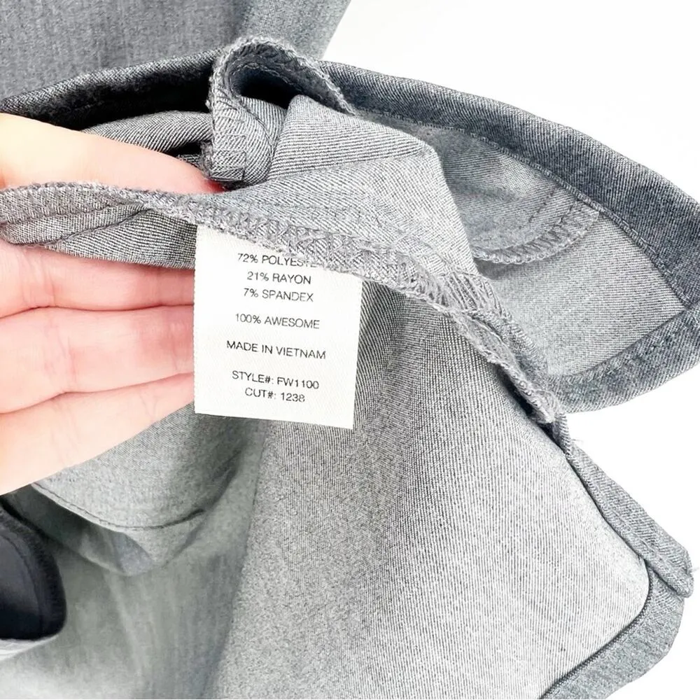 FIGS Casma Technical Collection Scrub Top S Grey - Image 9