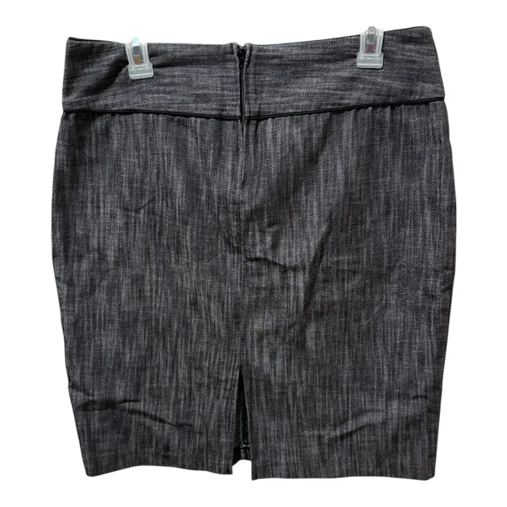 Y2K Button Front Denim Mini Skirt High Rise Indie Sleaze Dark Wash - Image 4