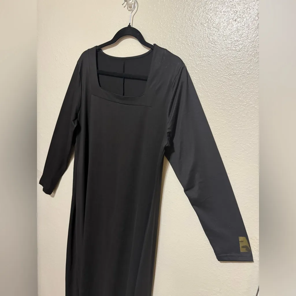 Casual Black Long Sleeve Dress Size 1X - Image 2
