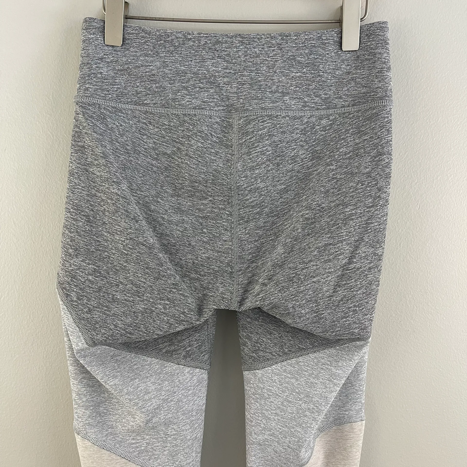 Outdoor Voices Graphite Ash Dove Grey Colorblock Springs 7/8 Workout Leggings - Image 7