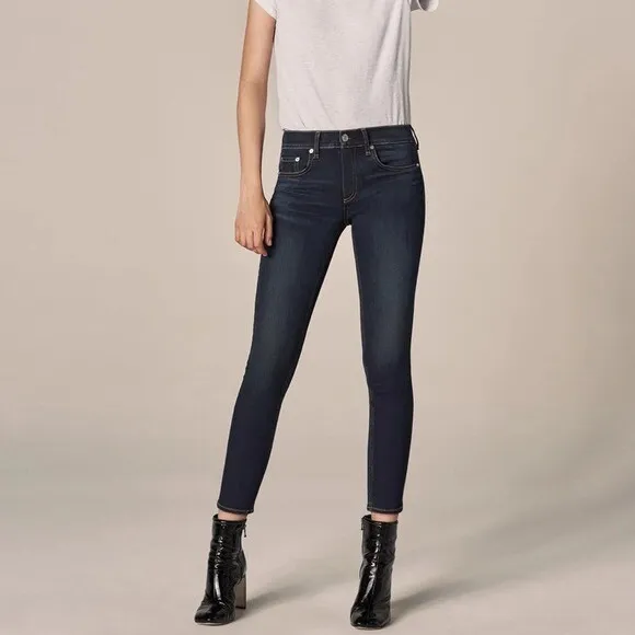 Rag & Bone High Rise Ankle Skinny in Bedford Size 27 - Image 9