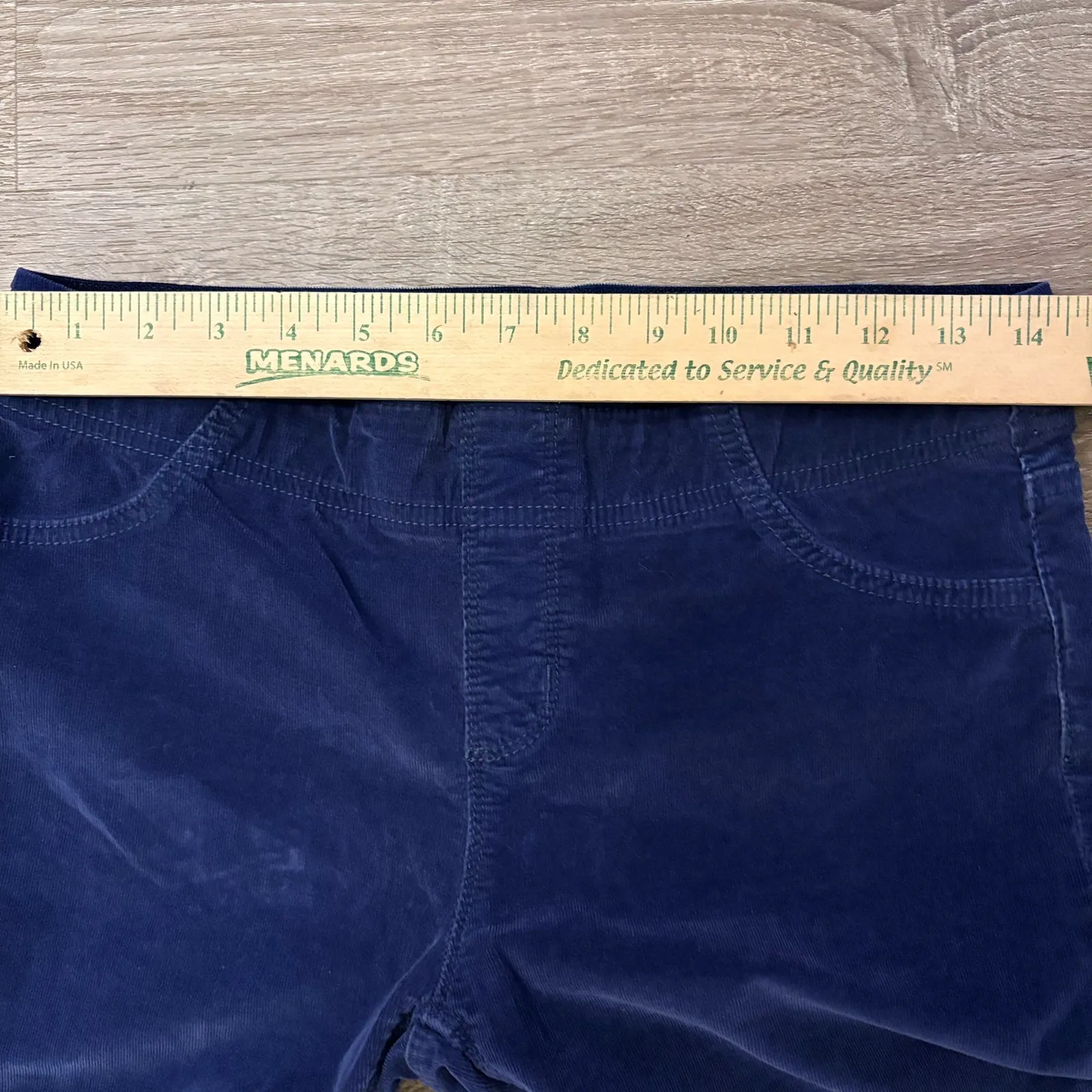 We The Free Blue Corduroy Flare Pants Size 29 High Rise Bell Bottoms - Image 5