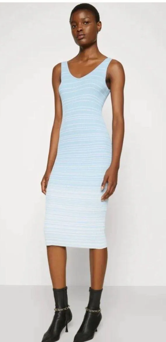 Dana Ombre Striped Midi Dress - Image 3