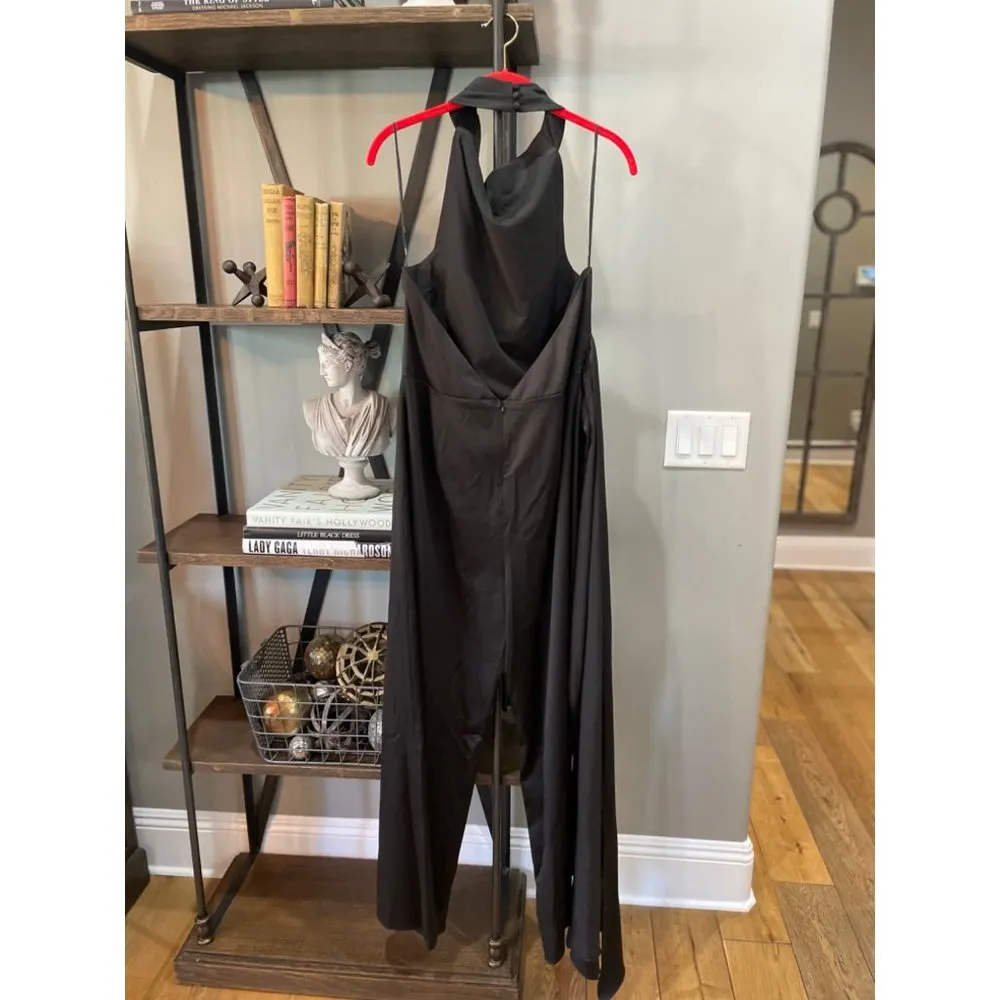 Elliatt Halle Open Back Jumpsuit Black Womens Size XL - Image 8