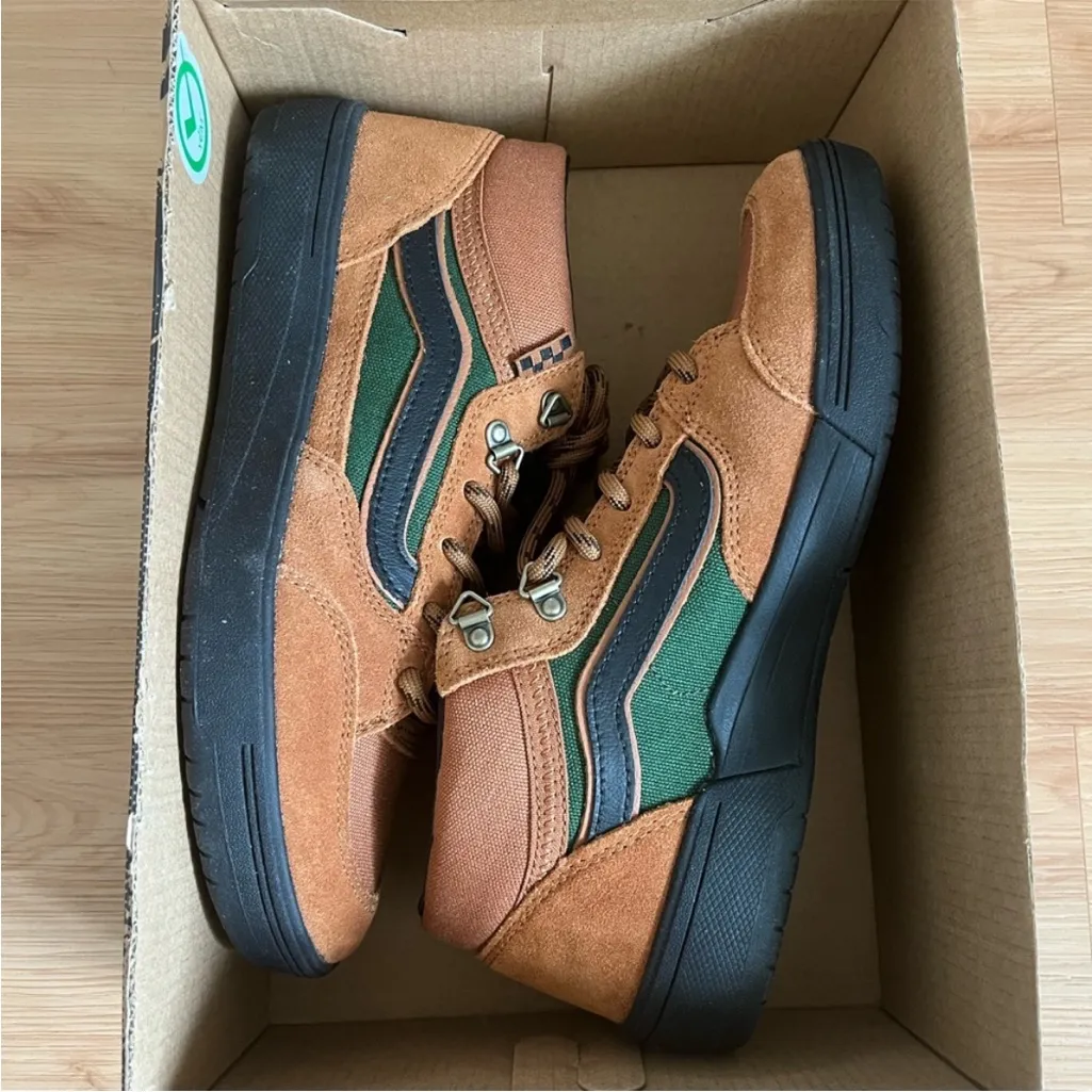 Vans Skate Zahba Mid Shoe Ginger Root Women 9.0US Mens 7.5US - Image 14