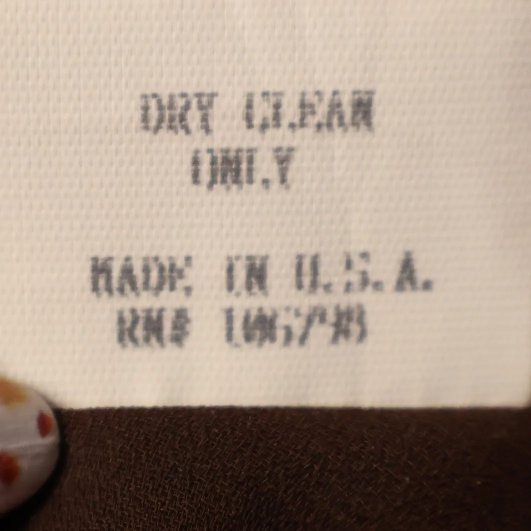 Vintage 90s Lily Brown Floral Midi Skirt Womens Fairy Grunge Romantic USA Size L Size L - Image 7