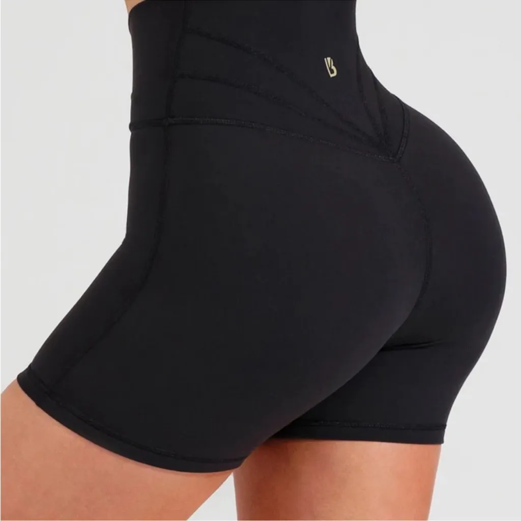 Buffbunny Black Spandex Bike Athletic Shorts Size XS - Image 2