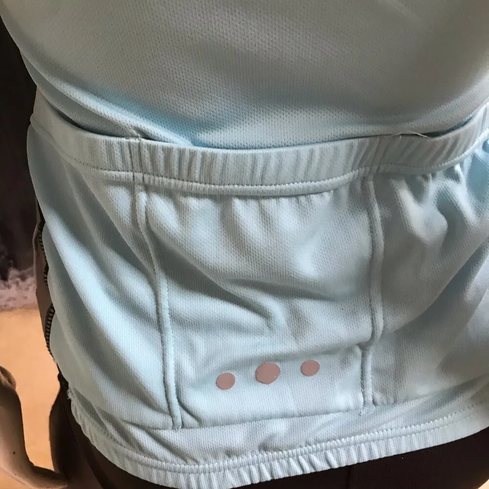 Endura Bike Cycling Short Sleeve Blue 1/4 Zip Shirt with Pockets Women's Size XS - Image 5