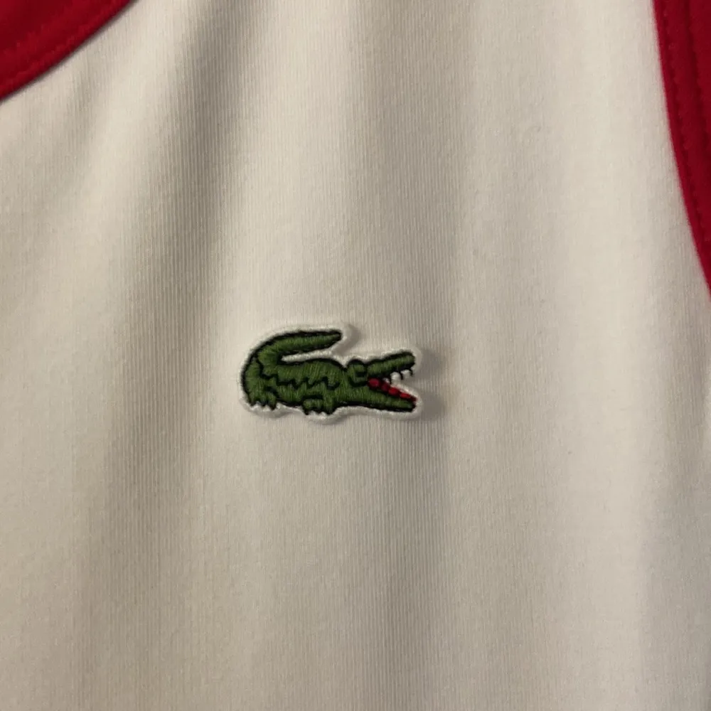 Lacoste  Sport Dress size 38 length 33” bust 30 color navy blue ,red and white - Image 4