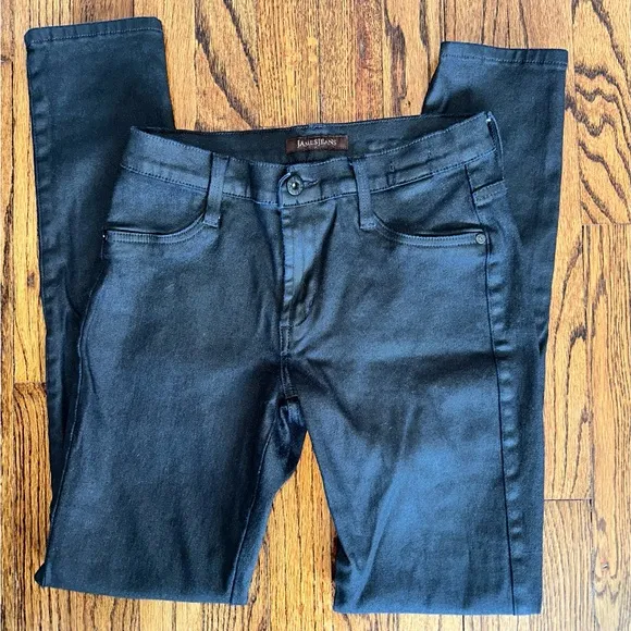 🦋 Women’s James Tiggy Jeans Metallic Stretchy 28 - Image 1