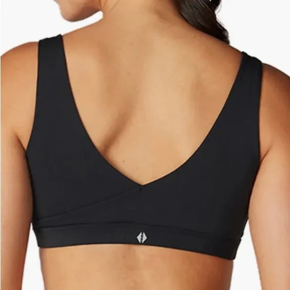 TAVI NOIR Tie Front Yoga Sports Bra Size L Brand New Black Size L - Image 3