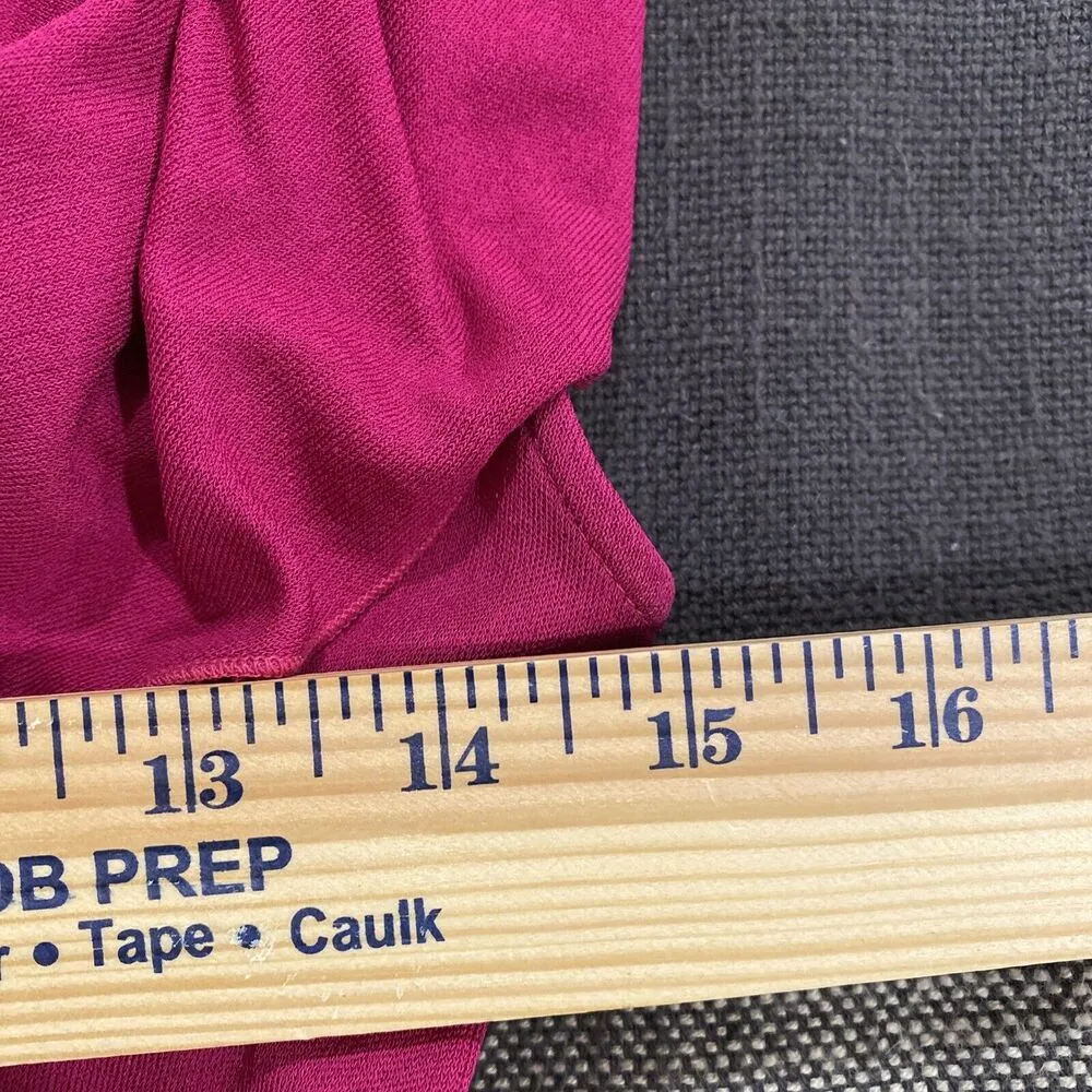 DVF Diane Von Furstenberg Ruffle Baila Fuschia Pink Beet Dress 0 - Image 6