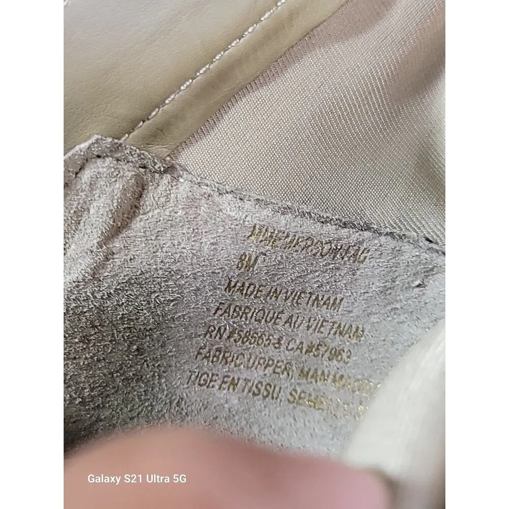 Melrose and Market Emerson Women's 8 M Beige Suede Block Heel Platform Bootie - Image 11