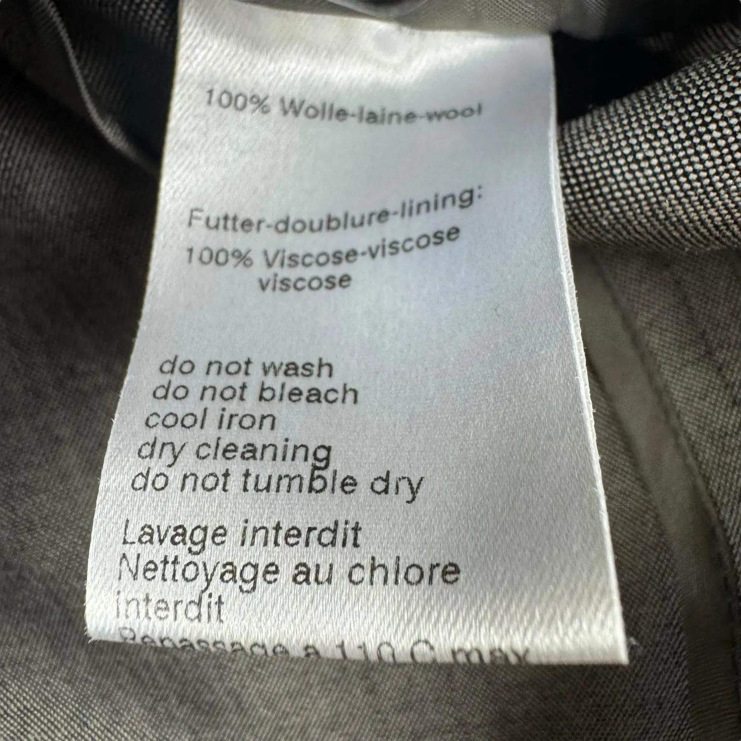 Akris Punto Gray Double Breasted Wool Blazer Jacket Size US‎ 6 Career Workwear - Image 4