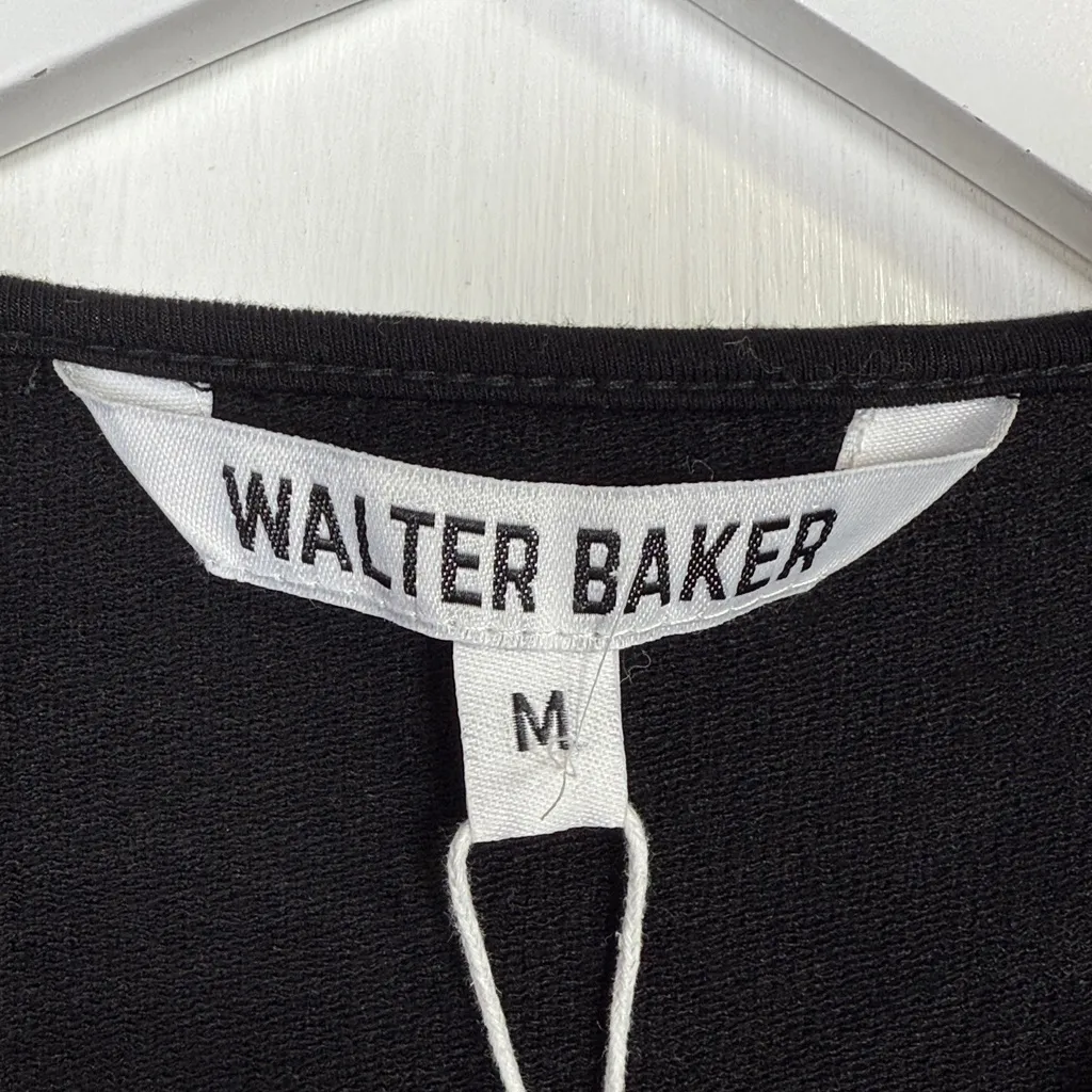 Walter Baker Corinne Fitted Twist Top in Black New with Tag W2048 Sz M - Image 3