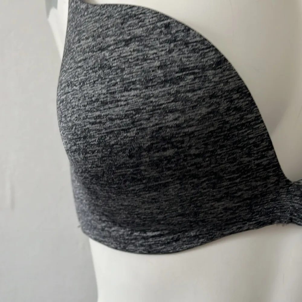 Wacoal grey swirl marbled adjustable B-Tempted T-shirt padded push up bra 32D - Image 2