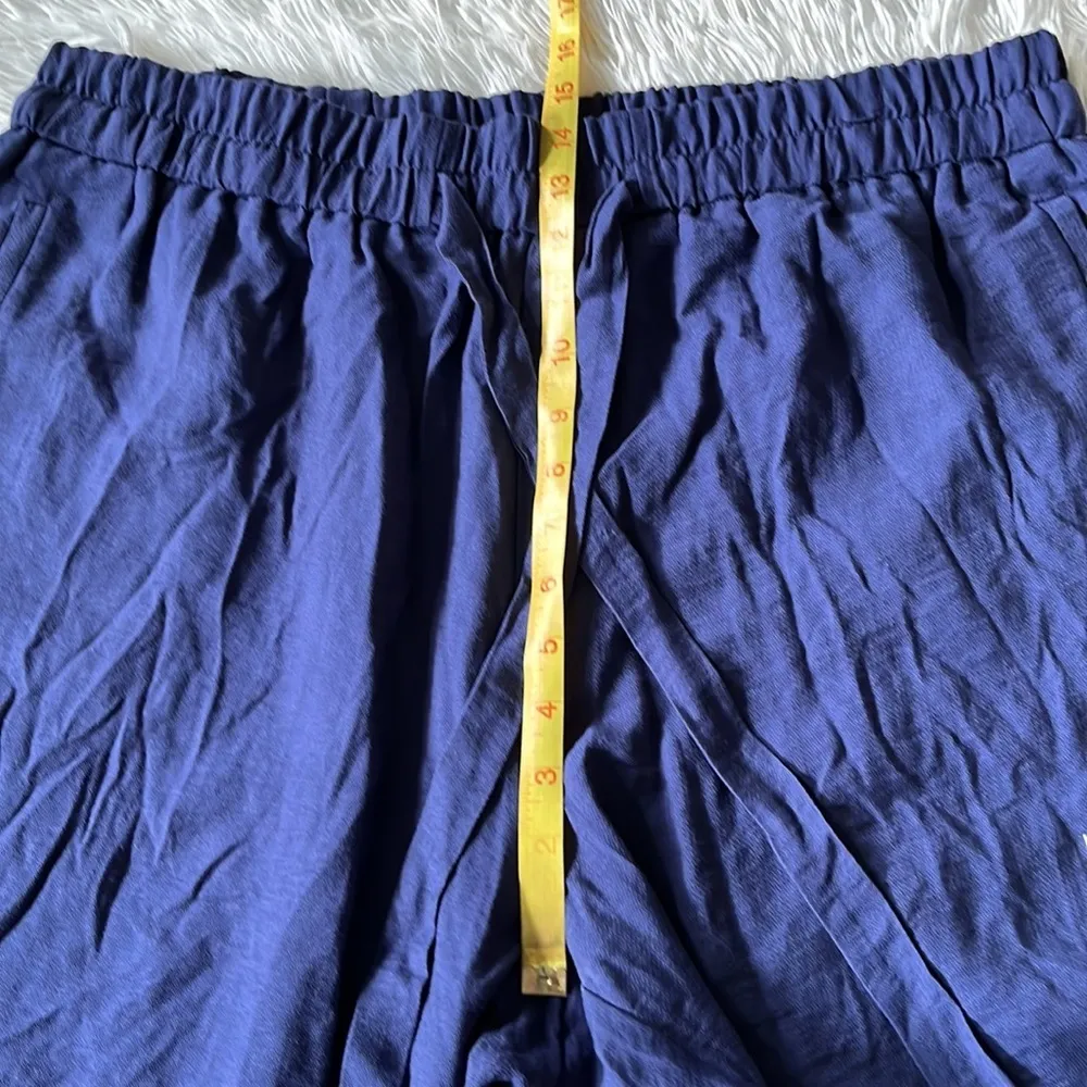 1. State Women’s flat front drawstring ankle pants in Navy Sky size 2X - Image 6