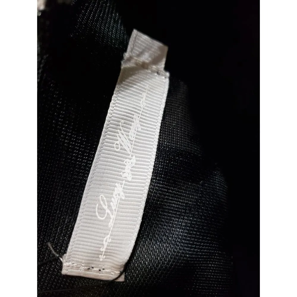 Lucy Wang Black White Abstract Spaghetti Strap Jumpsuit Women's Size S - Image 10