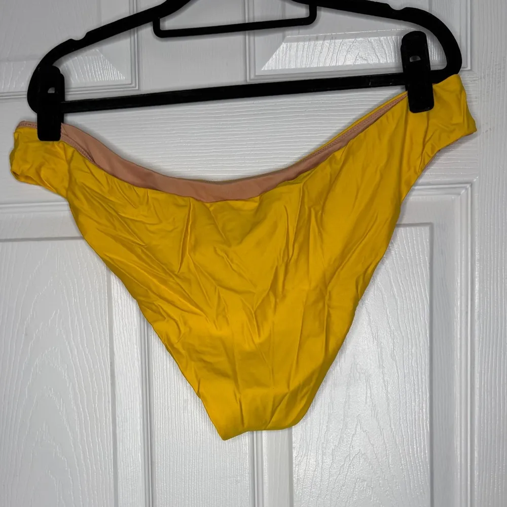 J. Crew NWT Curved-Waist‎ Cheeky Bikini Bottom Warm Maize Size XXL - Image 3