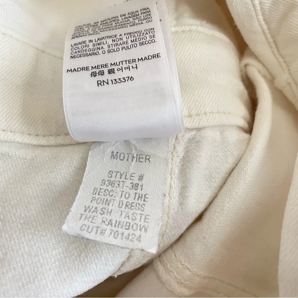 Mother Denim To The Point Dress in Taste the Rainbow Red Size XS - Image 9