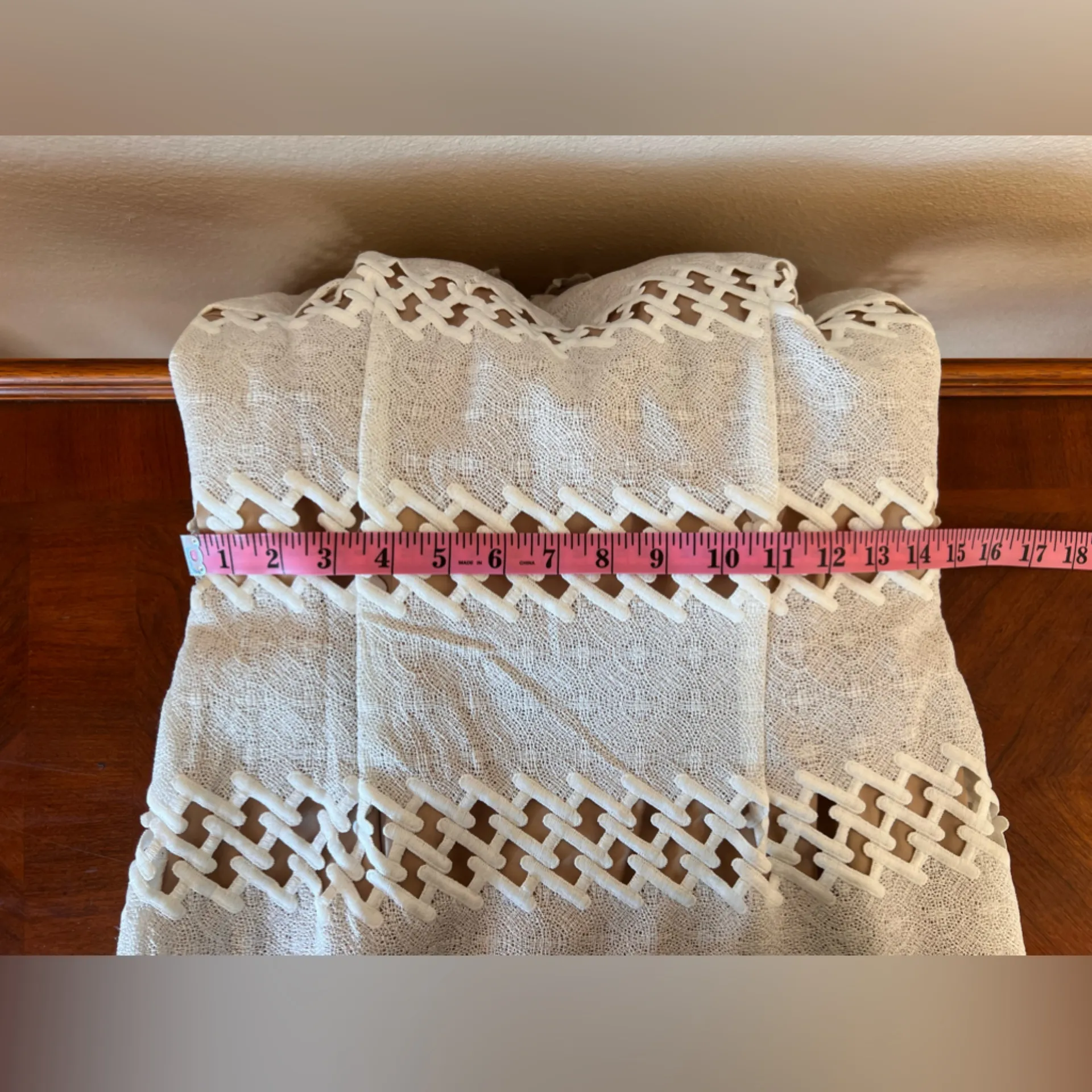 Alberto Makali Cream Off The Shoulder Sheer Lace Dress Size 6 - Image 13