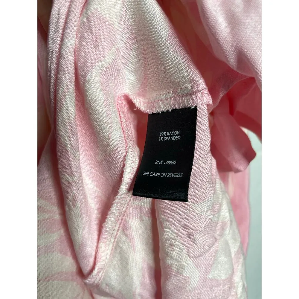 NEW Torrid Pink Sleeveless Emma Floral Blouse Front Halter Size 5X - Image 5