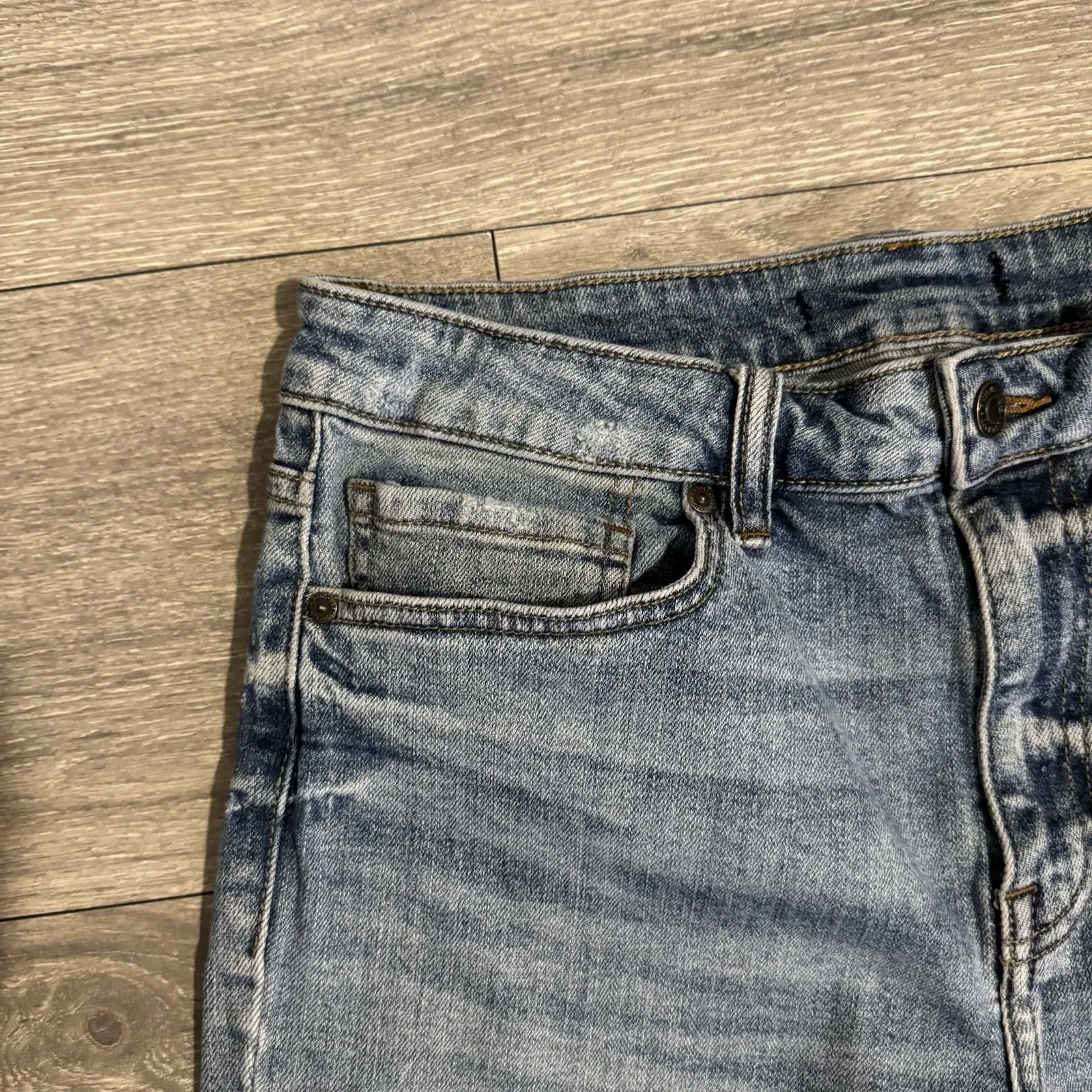 Eunina Women Tyler Super High Rise Mom Ankle Denim Jeans‎ Size 13 Cotton Blend - Image 5