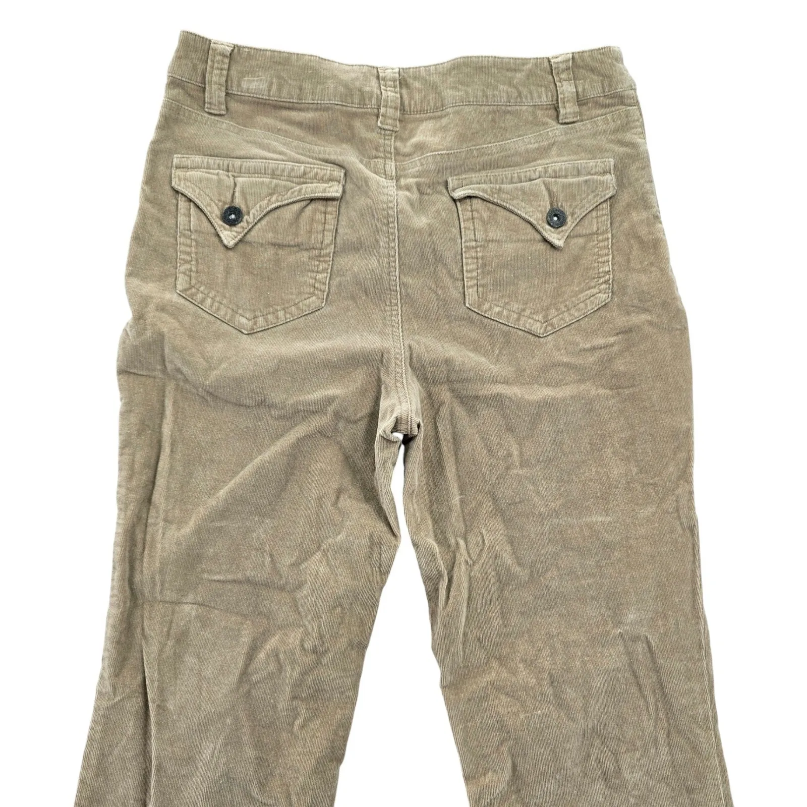 Ribbed 90s Corduroy Y2K Vintage Straight Leg Tan Leg Cotton Bella Elena Pants 10 - Image 5