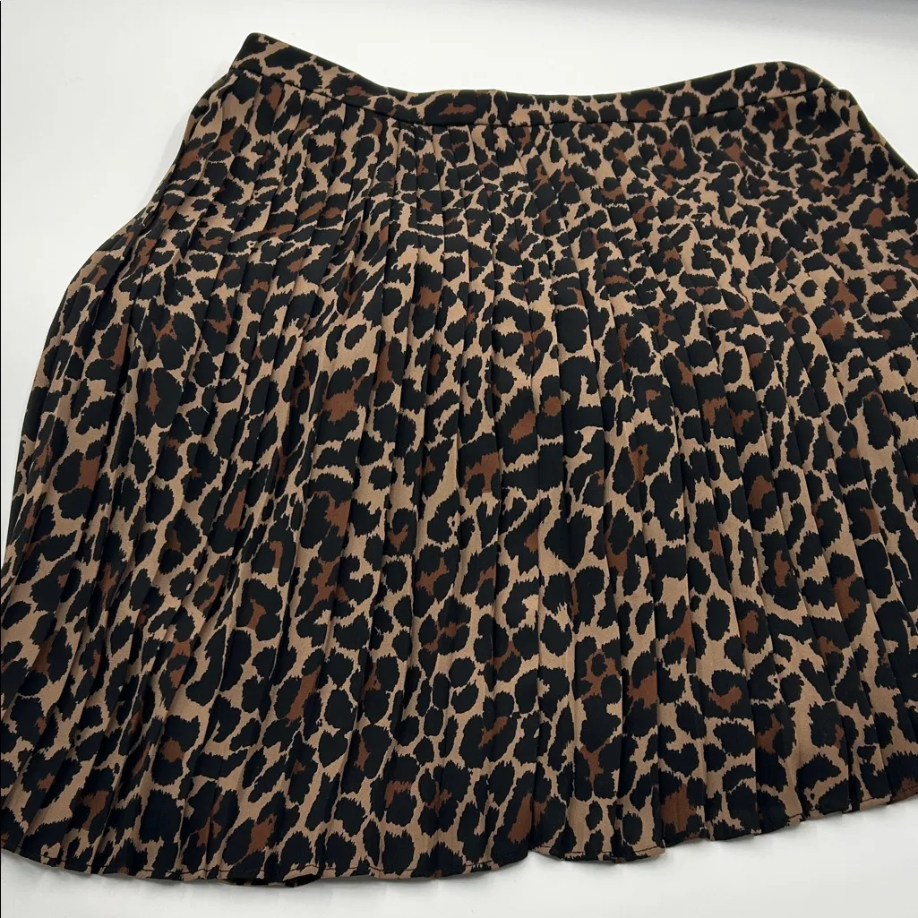 J.Crew  Animal Print A-Line Skirt - Image 15