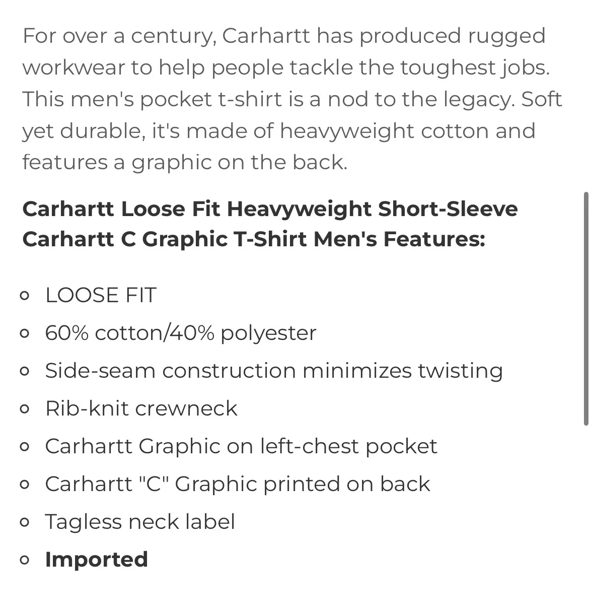 Carharrt T Shirt - Image 3