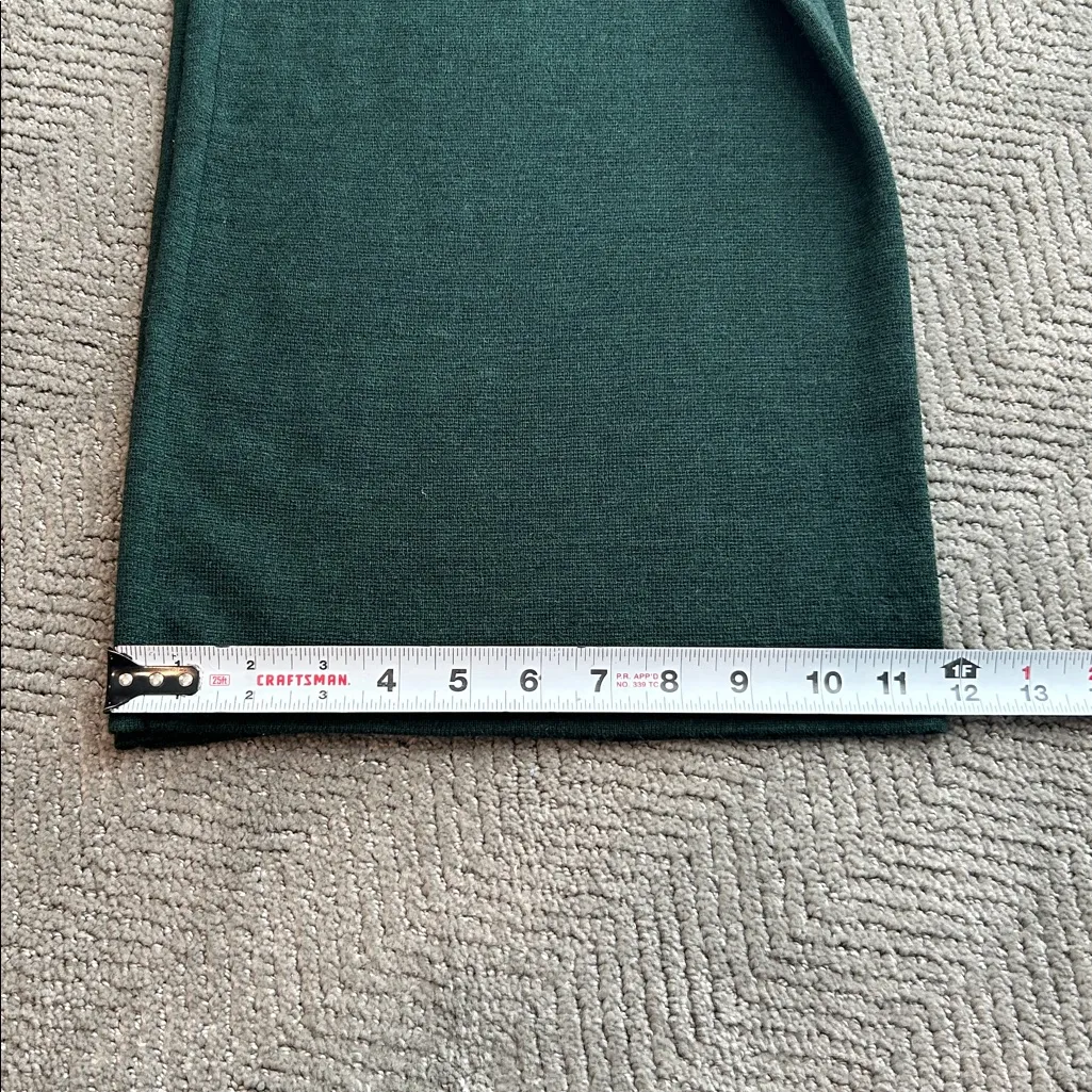 Anthropologie HOM Green Knit Wide Leg Pants Size XS Tie Waist NWT - Image 10