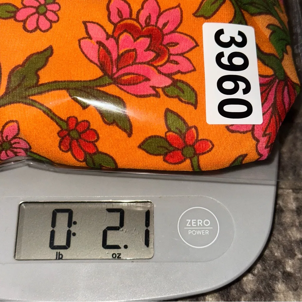 Veronica Beard Women’s 14 Hot Orange Floral Randa Ruffled Silk Peplum Flare Top - Image 12