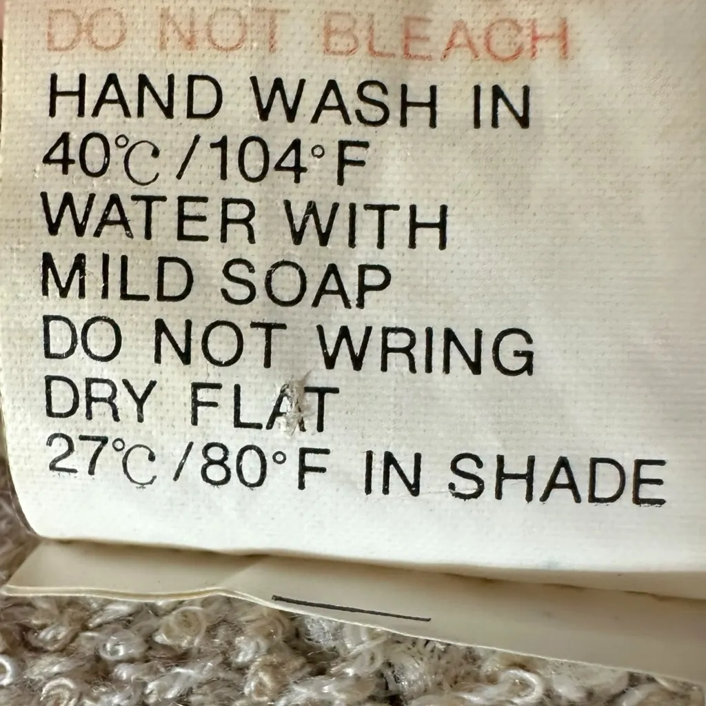 Vintage 70s Mariea Kim Dainty Shabby Chic 3D Flower Lace Pointelle Sweater Med - Image 12