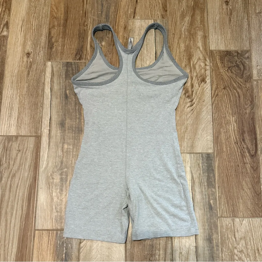 Skims Grey Outdoor Basics Mid-Thigh Bodysuit - Image 3
