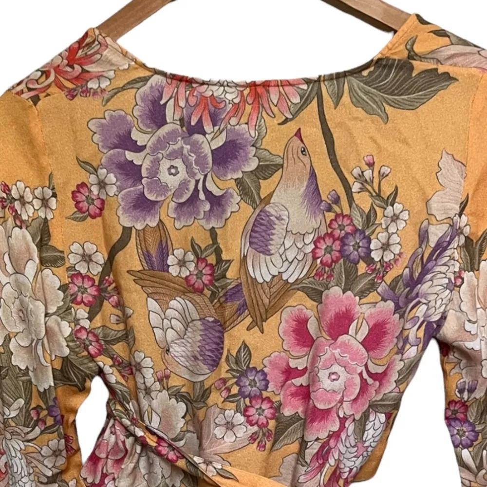 Spell & The Gypsy Blue Skies Wrap Top in Sunflower - Image 9