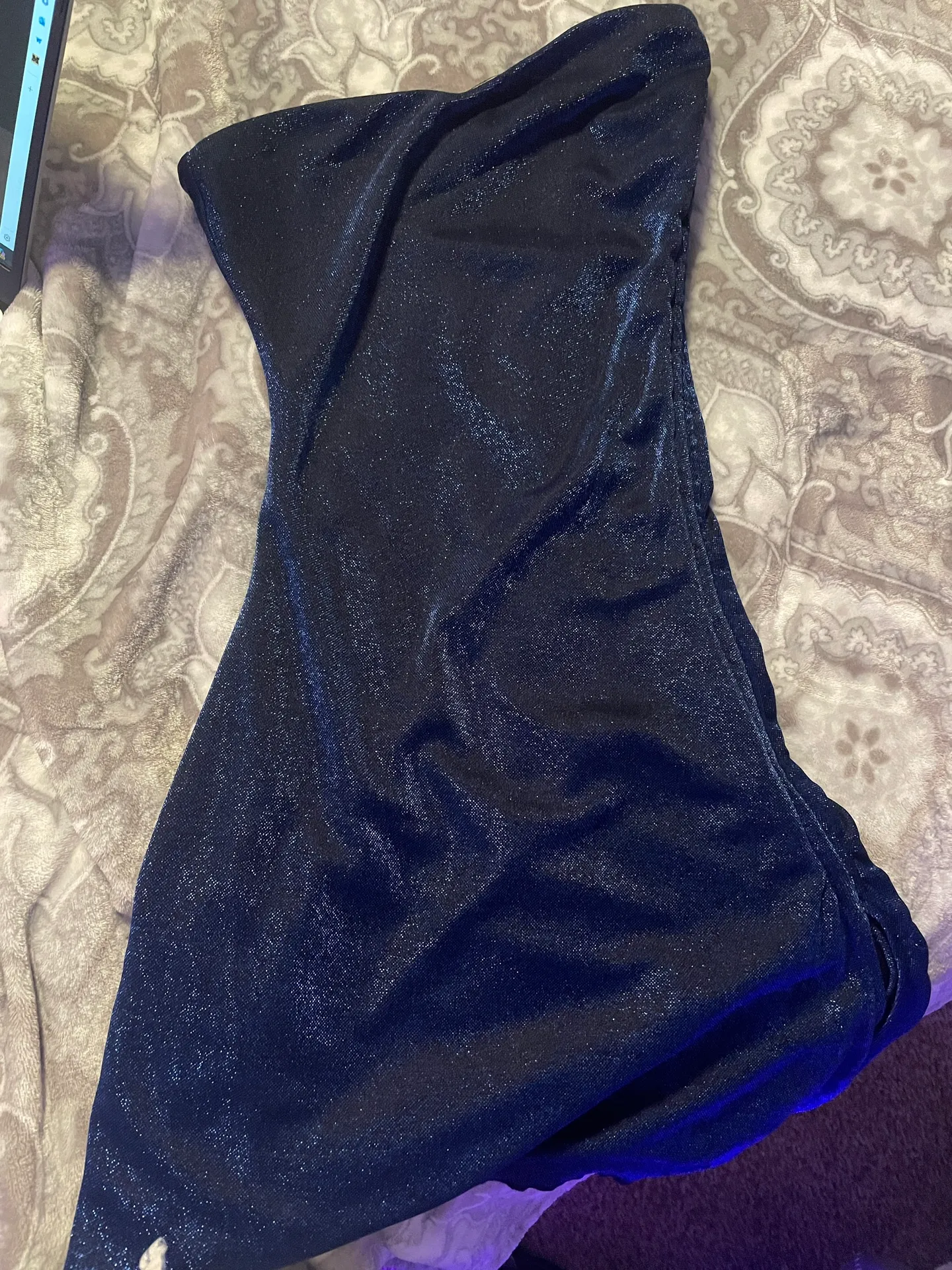 Blue Mini Dress - Image 3