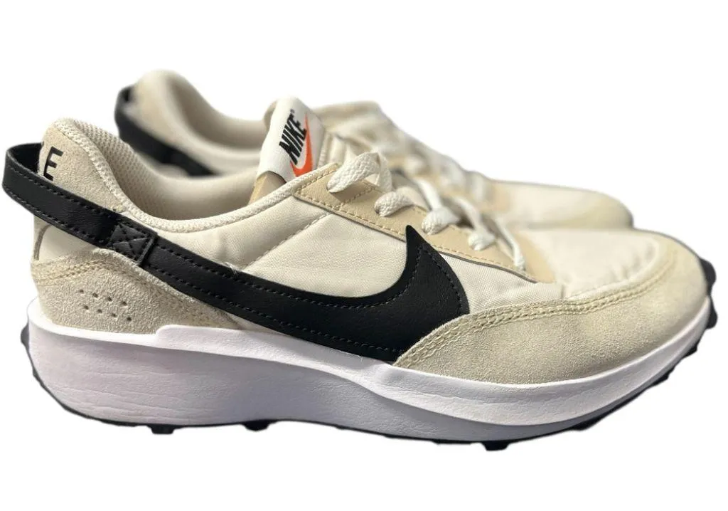 Nike Waffle Debut White Black Athletic Shoes Womens Size 8 Athleisure Clean Girl - Image 3