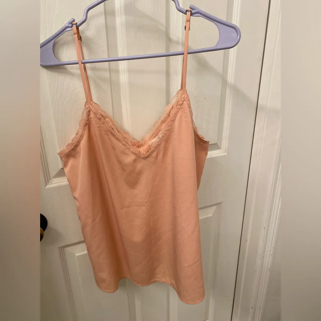 Abercrombie & Fitch Peach Lace Cami - Image 3